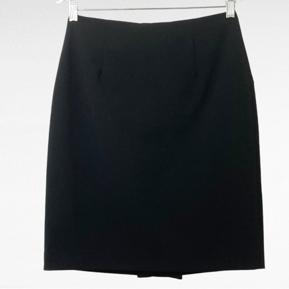 Banana Republic Black Mini Skirt Clueless Preppy  School Girl  Y2K Women’s 0 - Picture 3 of 11